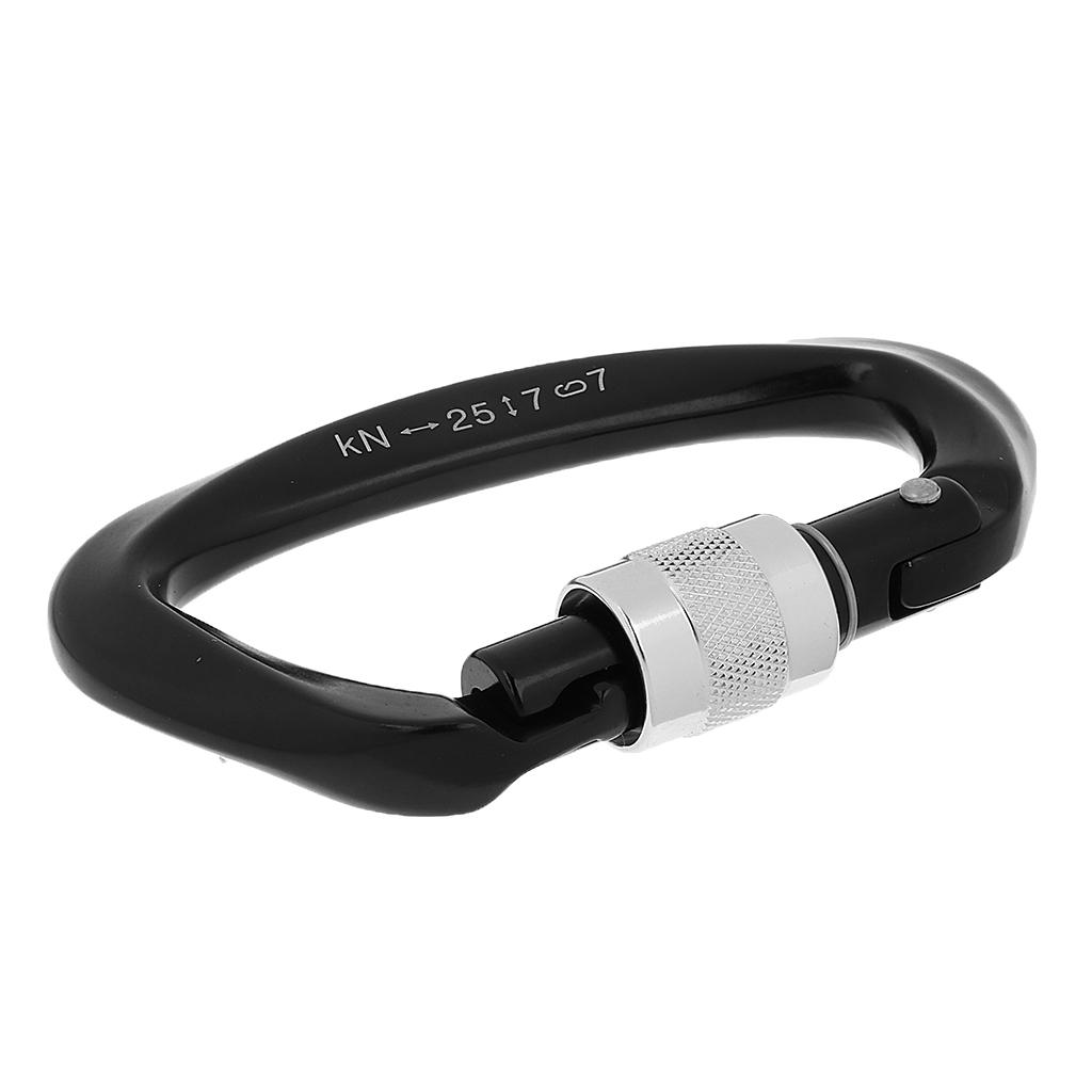 25KN D-ring Khóa An Toàn Thiết Bị Leo Núi Carabiner