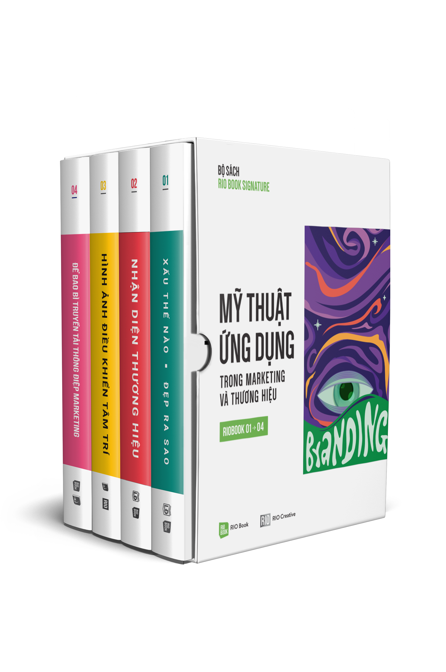 [COMBO] RIO Book Signature - Mỹ thuật ứng dụng trong Marketing và Thương hiệu (RIO Book No.1,2,3,4)