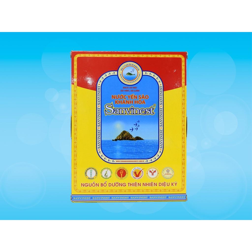 [Hộp 6 lon] Nước Yến sào Sanvinest Khánh Hòa đóng lon 190ml - Có đường 121