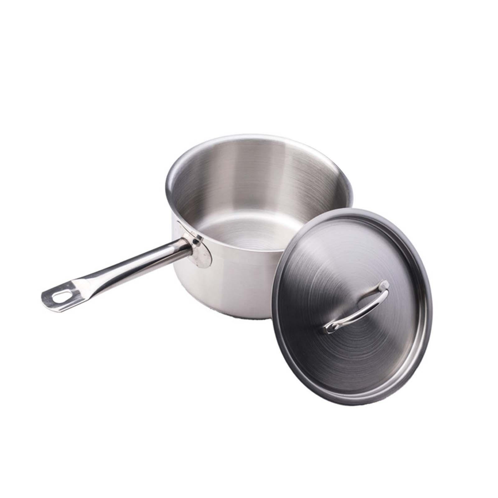 Stainless Steel Small Pot Milk Soup Pan for Home Kitchen Restaurant Gravies