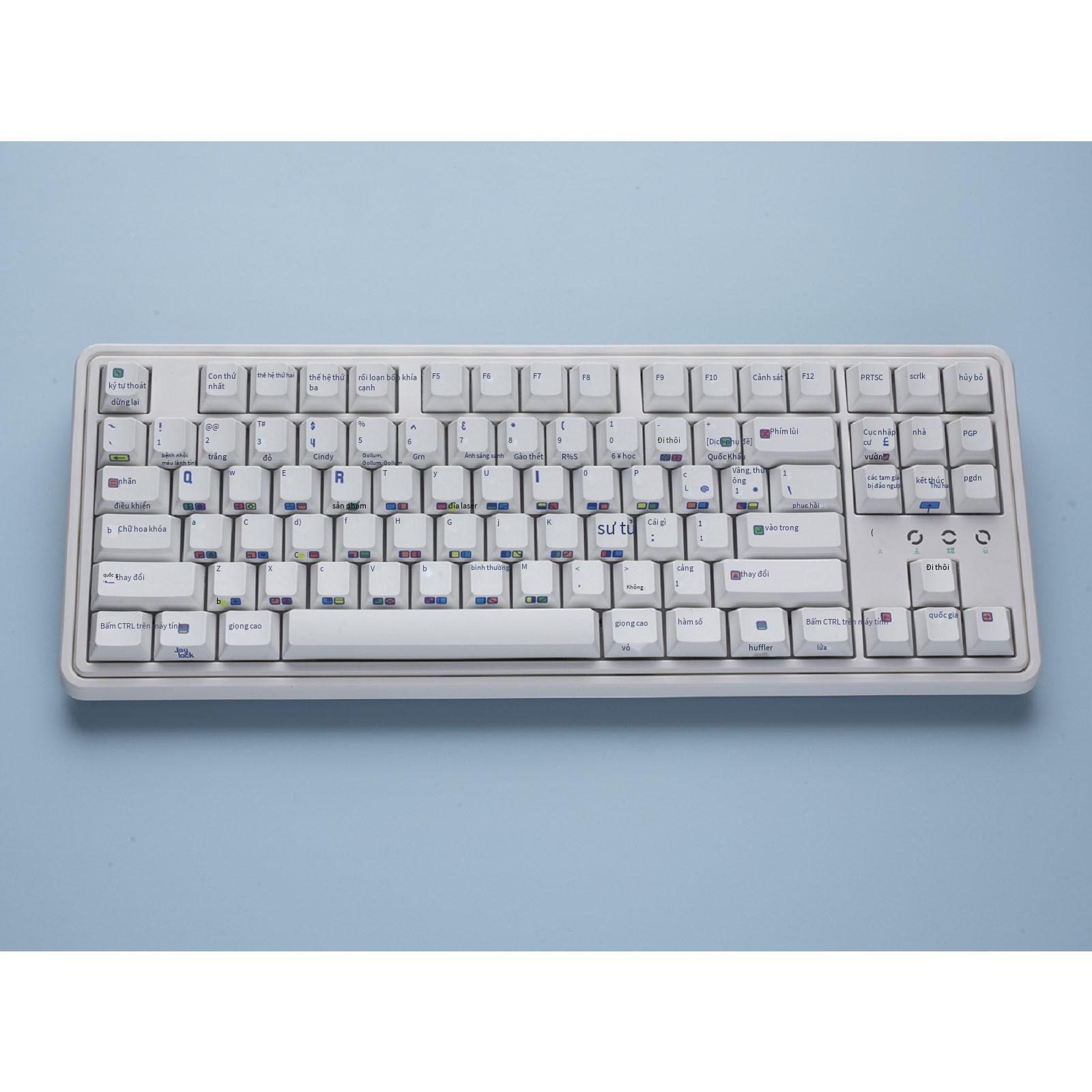 Giao hàng nhanh C64 cá nhân keycap ban đầu nhà máy chiều cao iso bố trí đo pbt thăng hoa văn phòng bàn phím cơ keycap