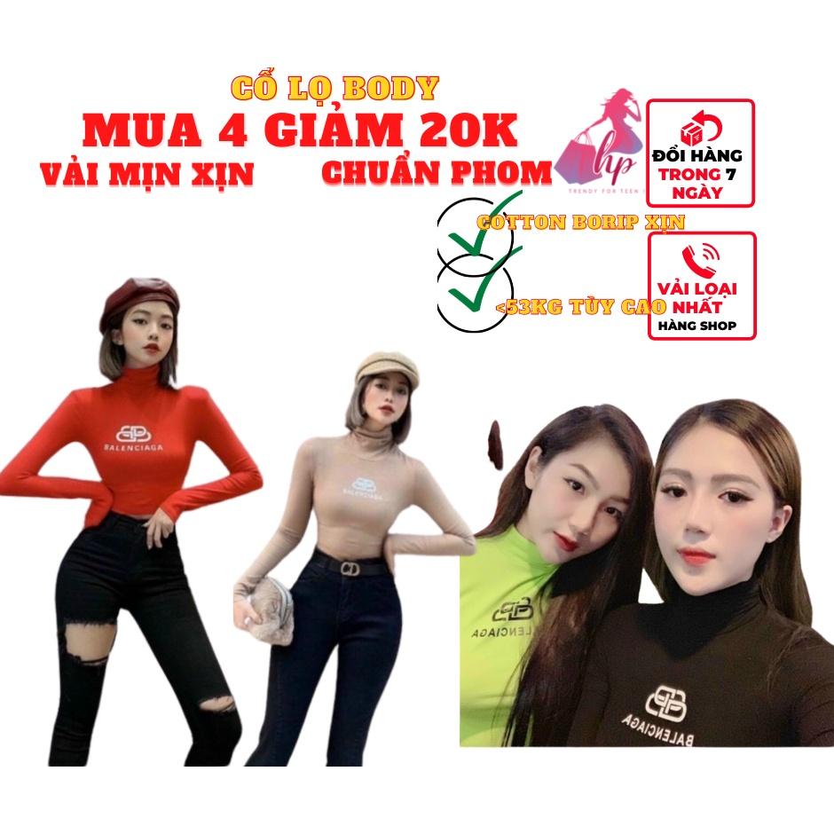 áo croptop nữ ôm body tay dài cổ lọ in chữ thun xịn kiểu hàn quốc mẫu mới dễ thương thời trang 2021