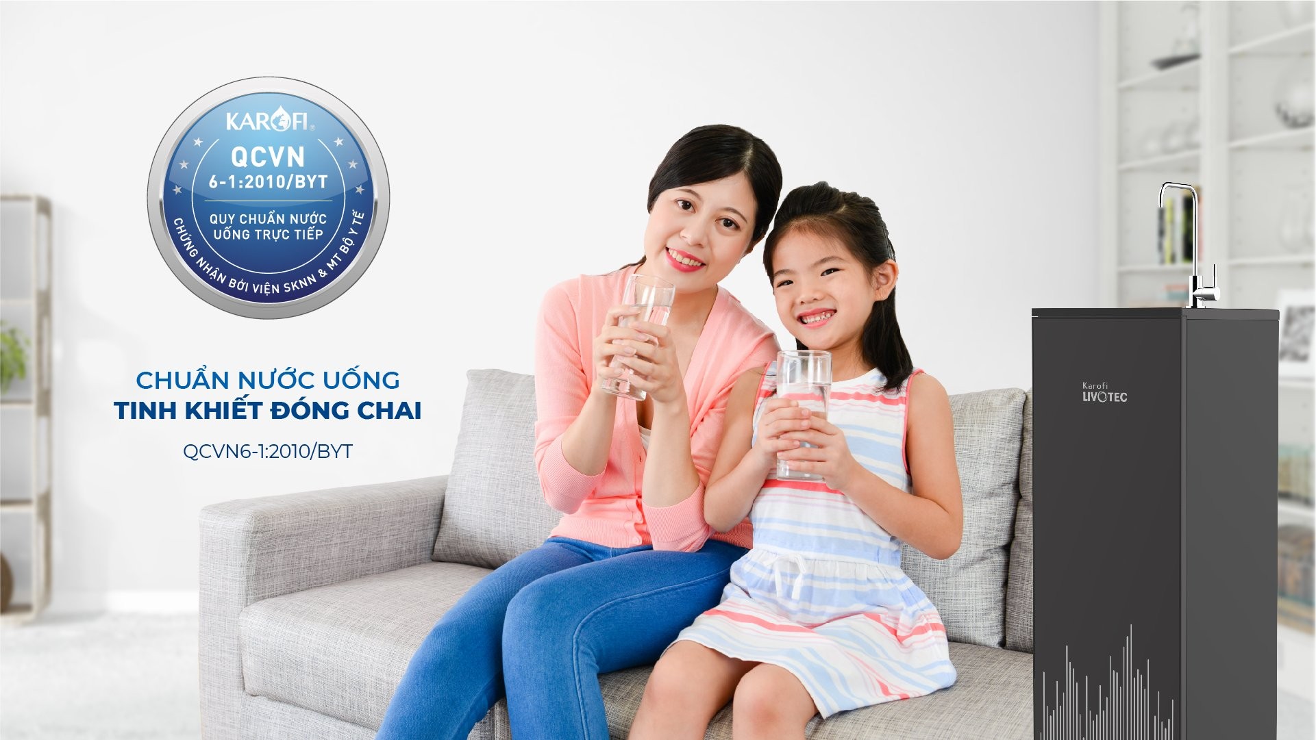 Máy Lọc Nước Karofi Livotec 110 New - Hàng Chính Hãng