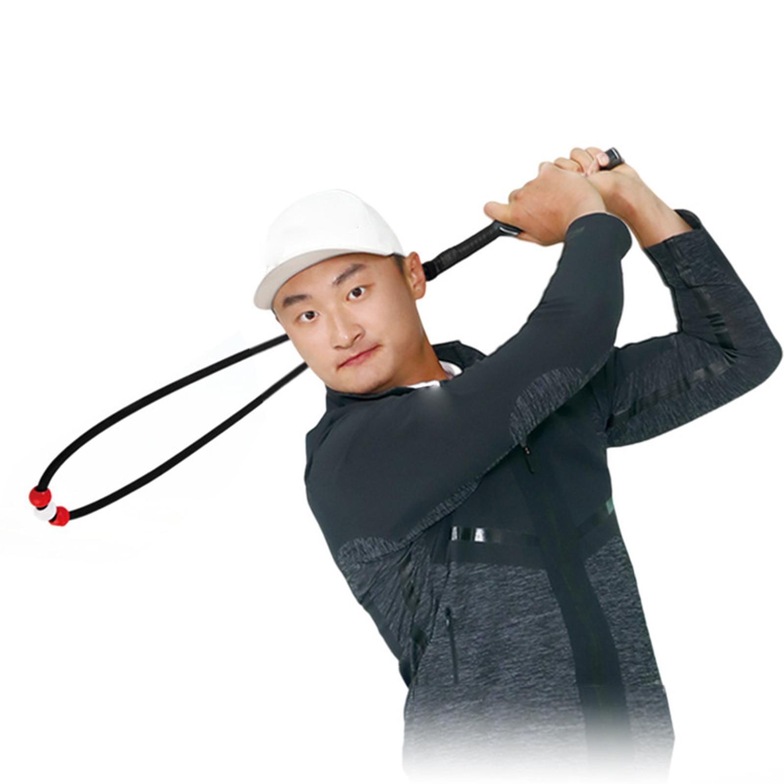 Portable Golf Swing Training Aid Practice Rope Trainer for Women Men