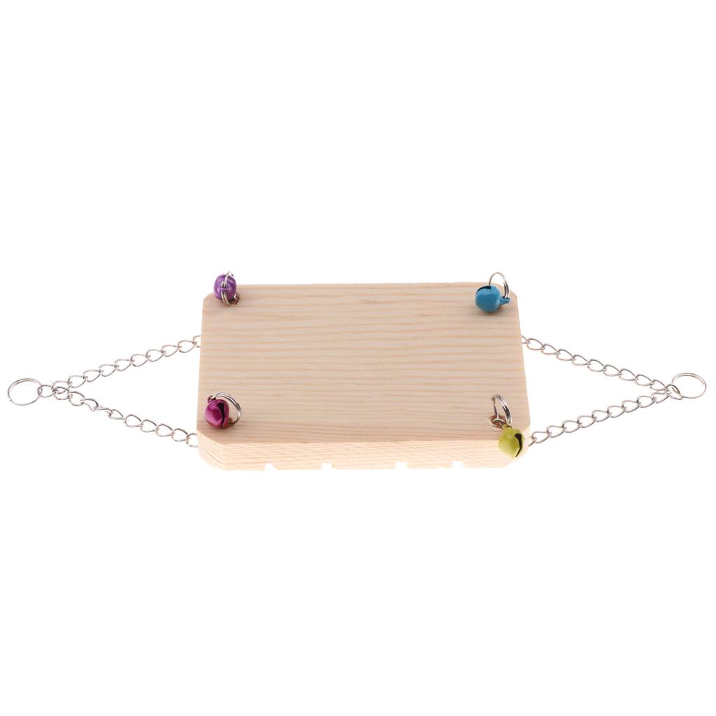 Wooden Swing Ladder Platform for Mouse, Chinchilla, Rat, Gerbil and Hamster