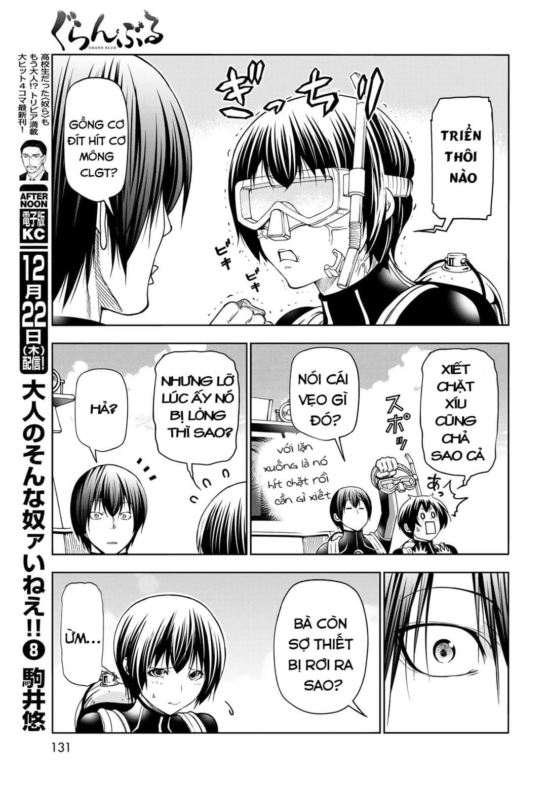 cô gái thích lặn - grand blue chapter 81 38