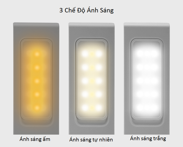 Hình ảnh Đèn Bàn Học Cảm Ứng Chạm Chống Lóa Mắt, Cận Mắt U12Ḅ (Màu Xám)