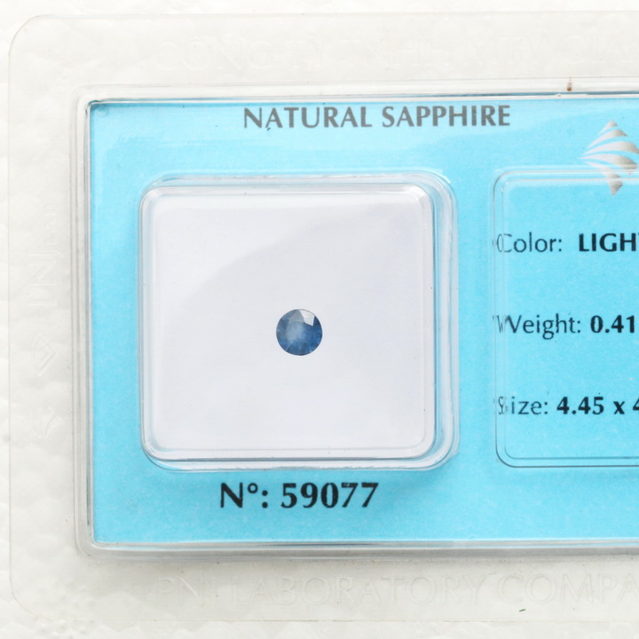 [HCM] Viên đá Sapphire xanh biển - Đá phong thủy kiểm định tự nhiên - Diệp Linh