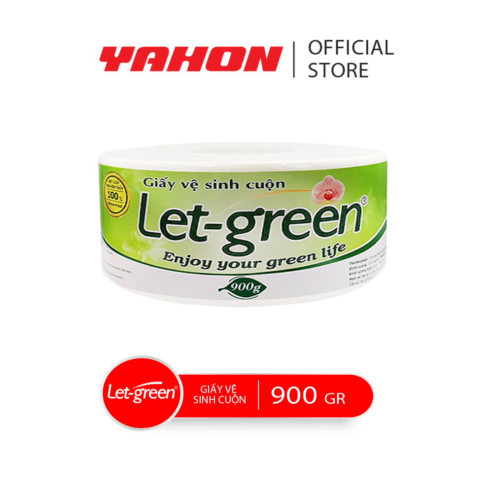 Giấy Vệ Sinh Cuộn 10*20cm LET-GREEN, 900gr/Cuộn