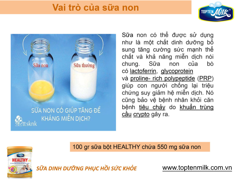Sữa bột tăng cân,hổ trợ tiêu hóa healthy 400g TOPTEN Milk