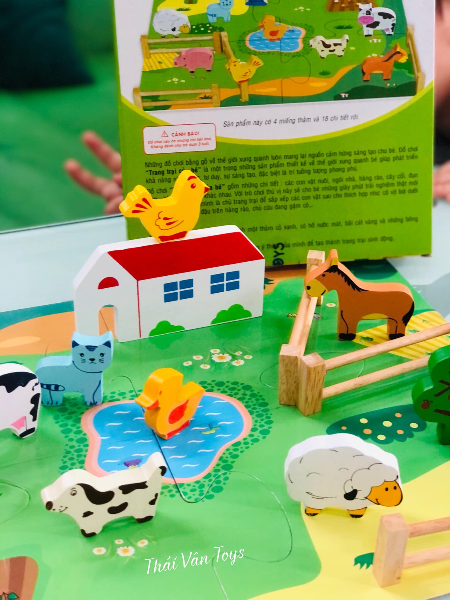 Đồ chơi Trang trại của bé nuôi động vật | Đồ chơi gỗ Winwintoys Việt Nam