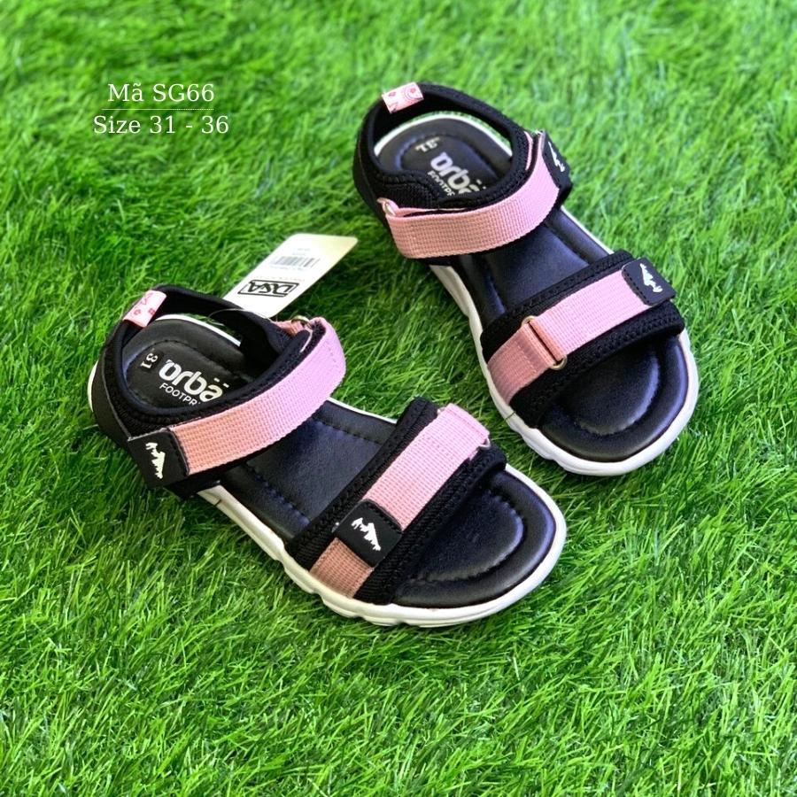Dép quai hậu bé gái Urban sandal dáng thể thao siêu nhẹ, kháng khuẩn, mang êm phù hợp cho trẻ em 6 - 12 tuổi SG66