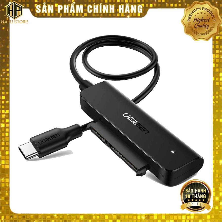 Cáp USB Type C kết nối ổ cứng SATA 2.5 inch Ugreen 70610 chính hãng - Hàng Chính Hãng