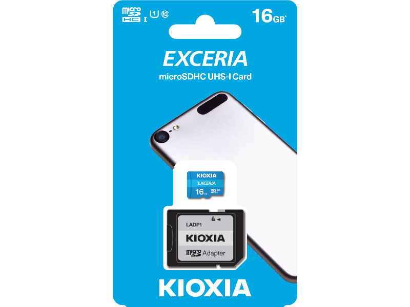 Thẻ nhớ MicroSD Kioxia 16GB Class 10 - Hàng Nhập Khẩu