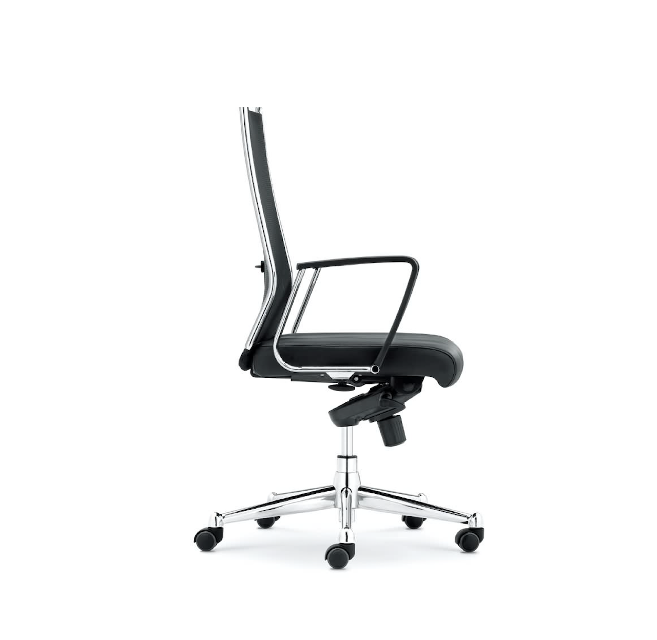 Ghế làm việc, Ghế giám đốc, Ghế chân xoay bọc da PU và Lưới cao cấp F94BS-1