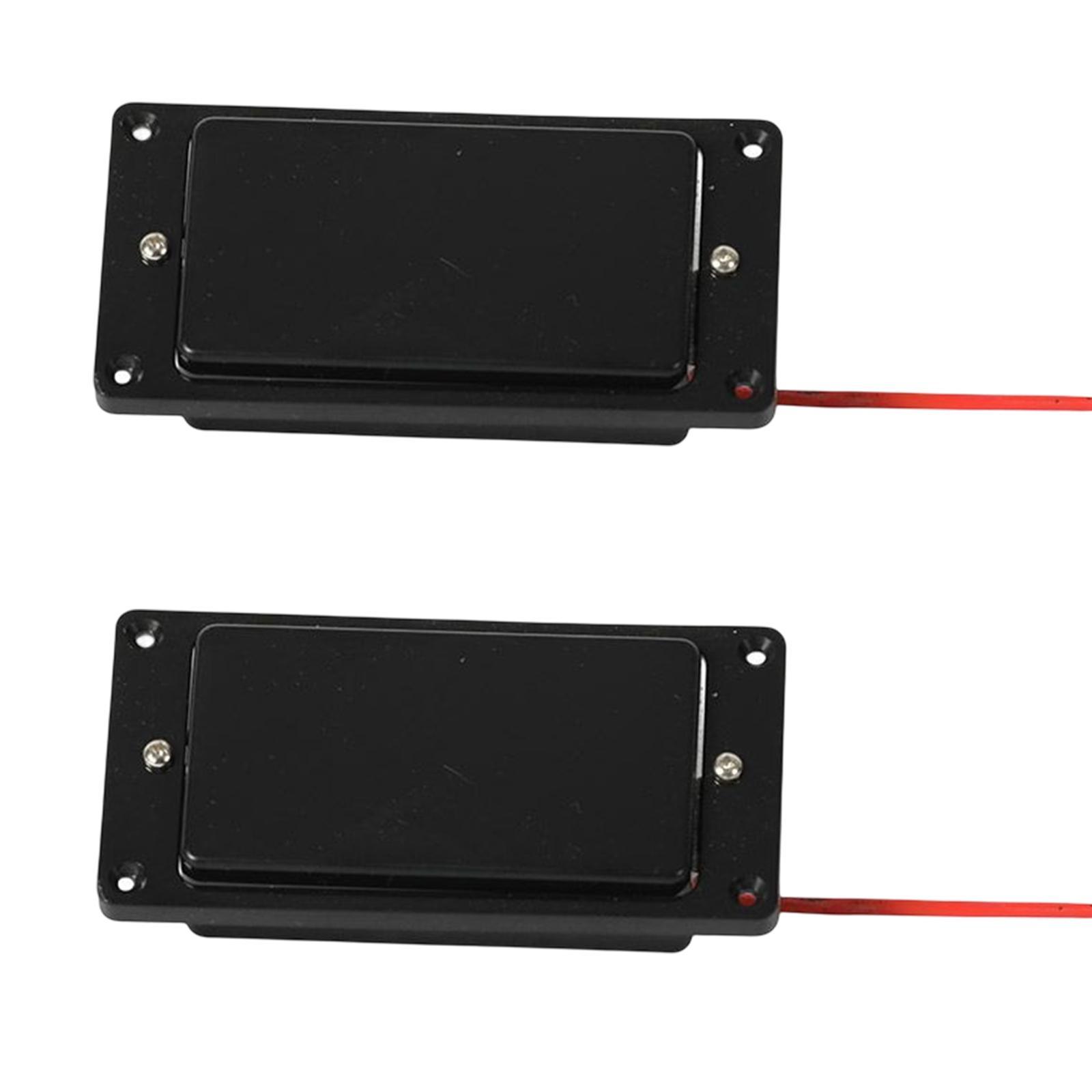 Electric Guitar Neck Bridge Pickup Noiseless Humbucker Pickup for Guitar