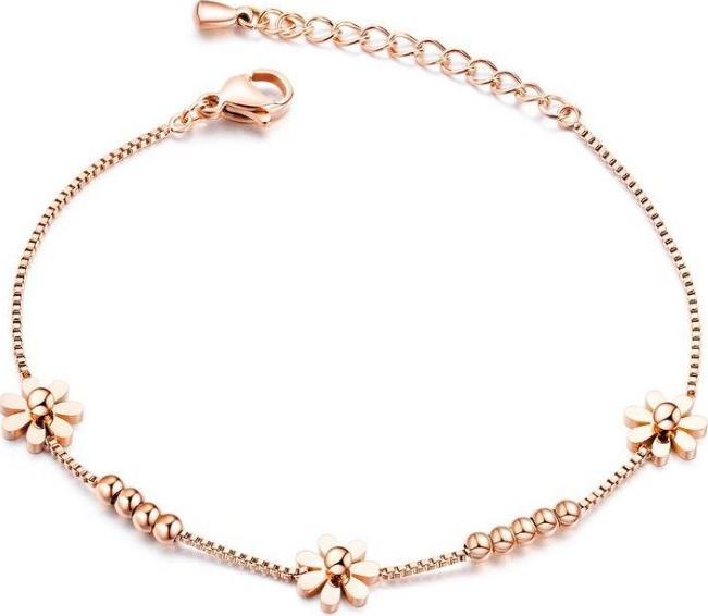 Lắc Tay Hoa Cúc Titan Ko Đen TT 1965