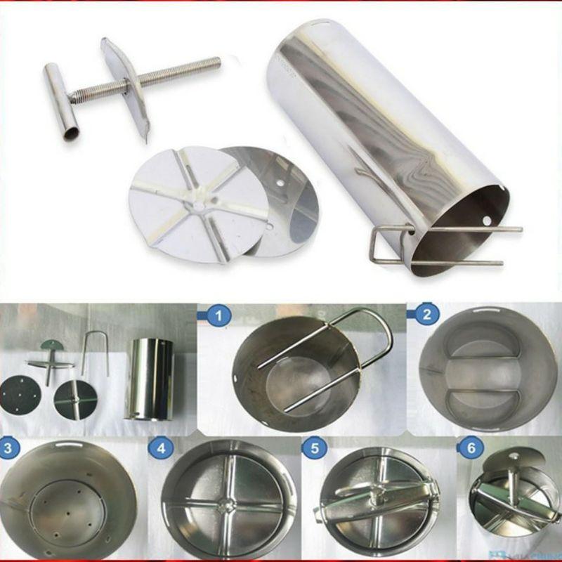 Khuôn Giò Xào Inox Chuẩn Xịn , Khuôn Làm Giò Chả Chất Liệu Inox Dầy