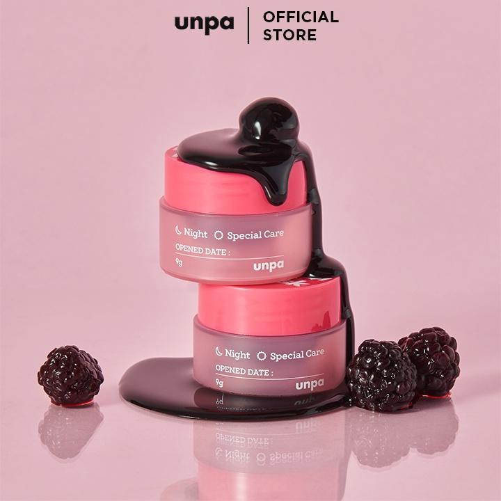 Mặt Nạ Ngủ Cho Môi Giúp Dưỡng Ẩm Và Chống Lão Hóa Unpa Bubi Bubi Lip Mask 9g