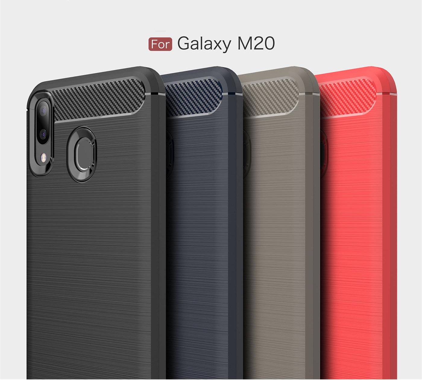 Ốp lưng chống sốc vân Carbon dành cho Samsung M20