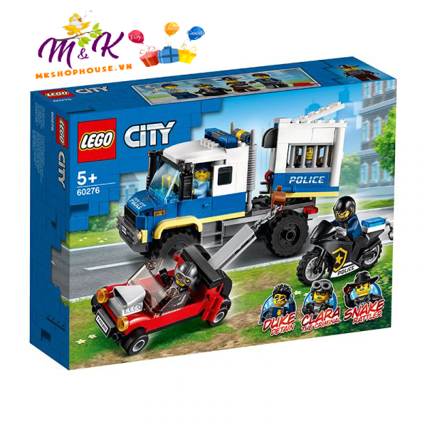 Đồ chơi LEGO City Xe Cảnh Sát Vận Chuyển Tội Phạm 60276