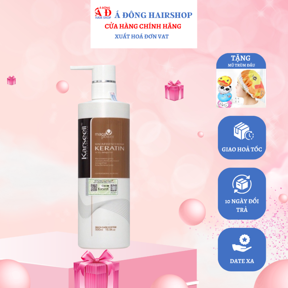 Keratin Karseell phục hồi tóc thần tốc 500ml