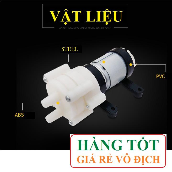 Bơm màng 12v Động cơ 555 - 10 lít khí / phút