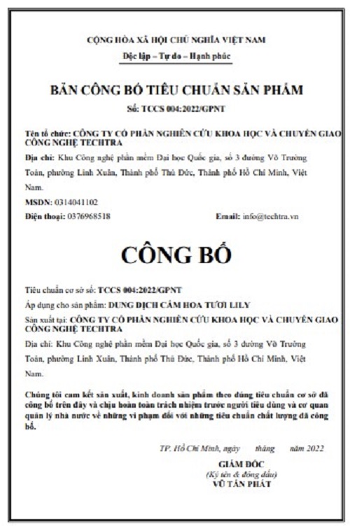 Nước cắm hoa tươi Lily - Hoa nở đẹp, tươi lâu gấp 3 lần, không gây thối nước