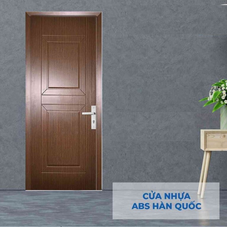 Cửa Nhựa Hàn Quốc ABS KOS 117-MT104 - Cửa Nhựa ABS Độ Bền Cao, Cửa Nhựa ABS Chịu Nhiệt Tốt, Chất Lượng Cao Cấp Chống Trầy Xước, Dễ Vệ Sinh, Chưa Kèm Phụ Kiện - Giahuydoor