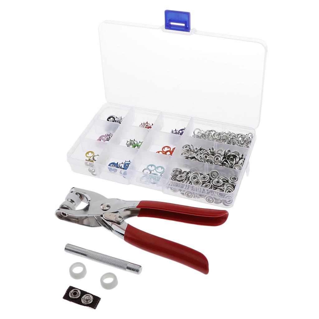 100 Bộ Rỗng Năm Móng Vuốt Nút Prong Snap Nút Khóa Cho Quần Áo