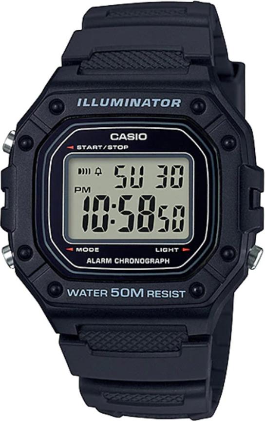 Đồng hồ nam dây nhựa Casio W-218H-1AVDF