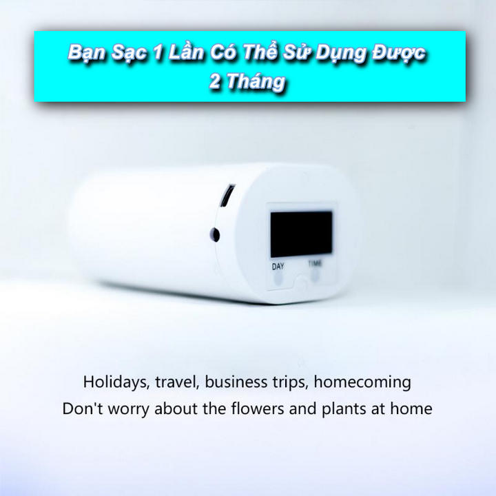 Hệ Thống Tưới Cây 8 Đầu Phun YDJH08 Sạc 1 Lần Sử Dụng 2 Tháng - Home and Garden