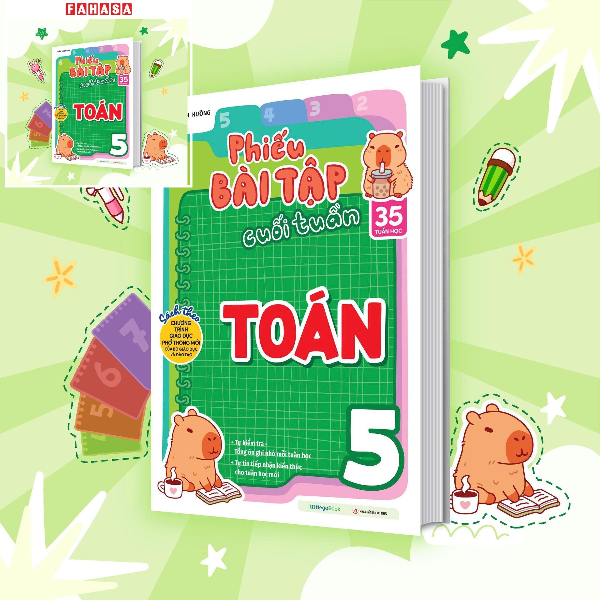 Sách - Phiếu Bài Tập Cuối Tuần Toán 5