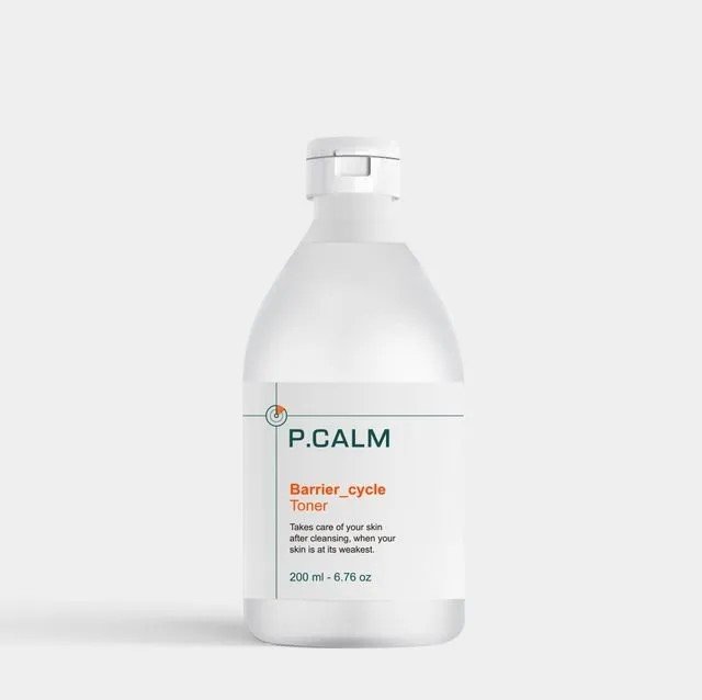 Nước hoa hồng dịu nhẹ ngừa mụn làm trắng da PCALM Barrier Cycle Toner 200ml