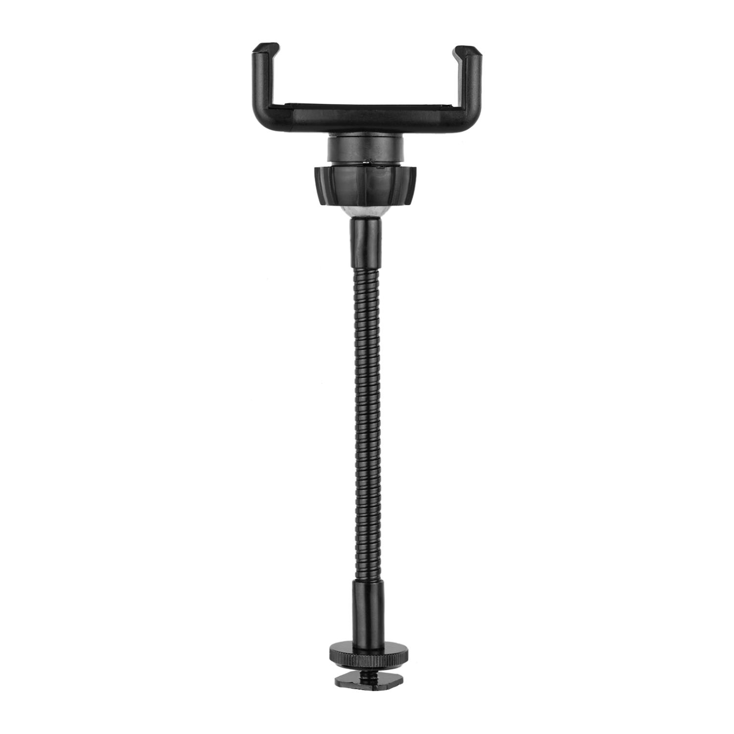Giá đỡ kẹp điện thoại có thể gập lại đèn LED vòng sáng trên điện thoại thông minh Tương thích với iPhone