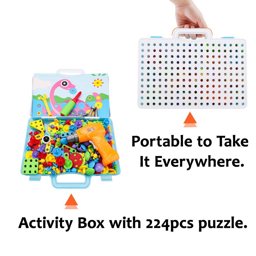 Đồ Chơi Máy Khoan Creative cao cấp 237 chi tiết 4in1