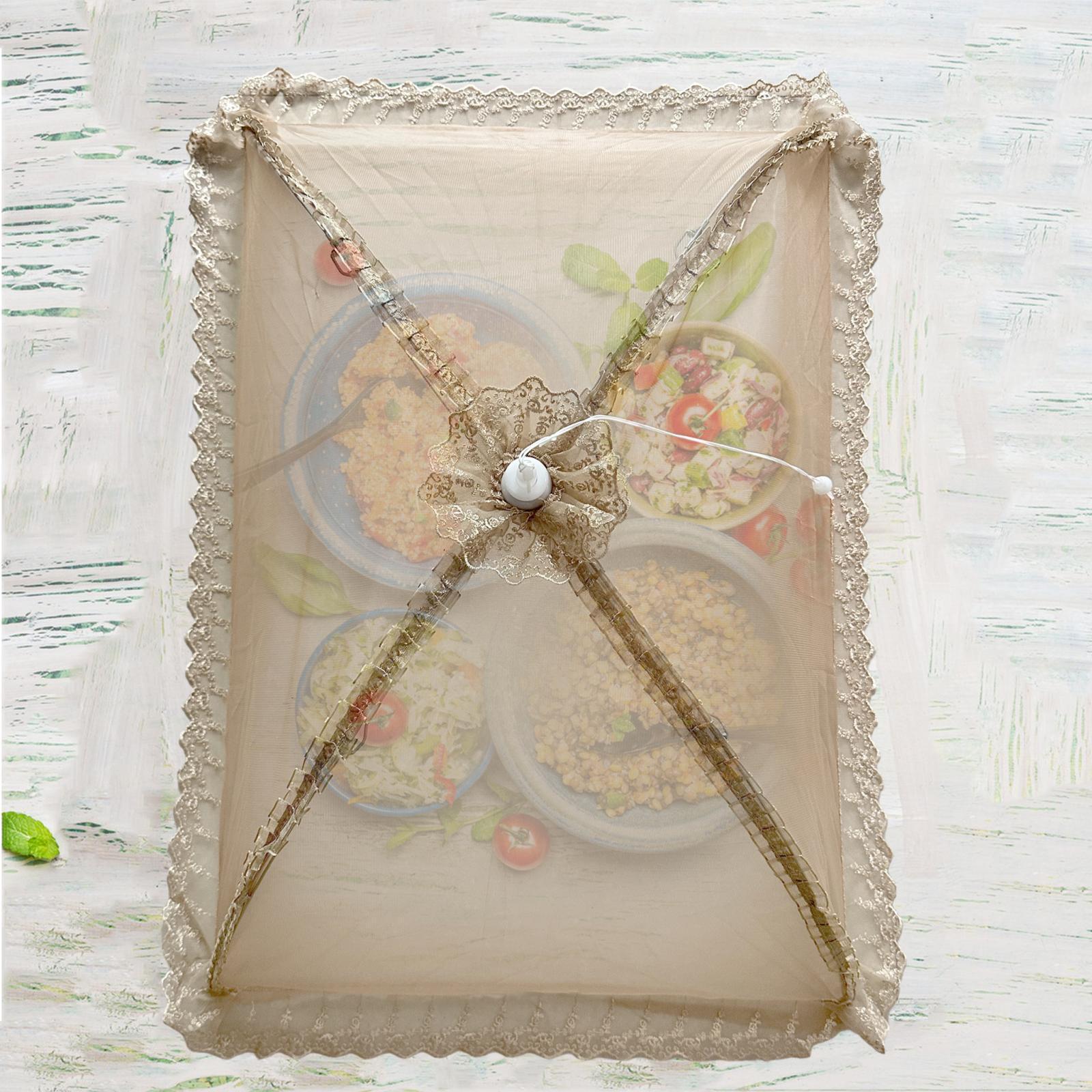 Collapsible Food Nets 50x70cm Food Covers for Picnics Picnic Outdoor Indoor