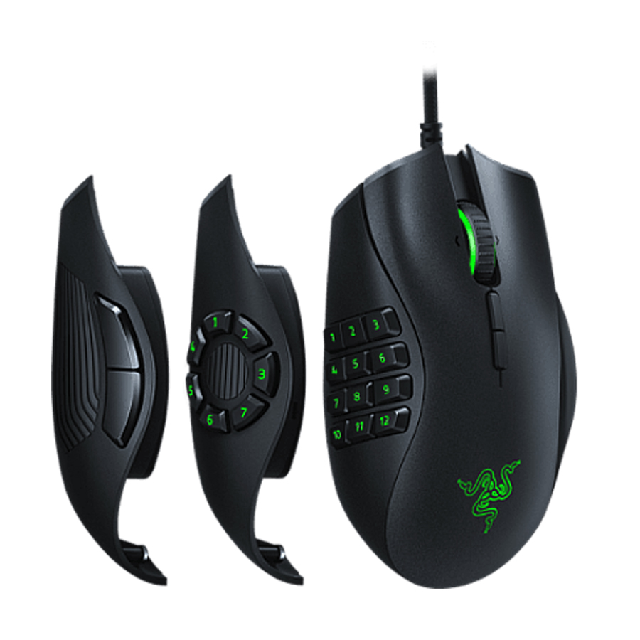 Chuột Chơi Game Có Dây Razer Naga Trinity Multi Color Wired MMO - RZ01-02410100-R3M1 - Hàng Chính Hãng