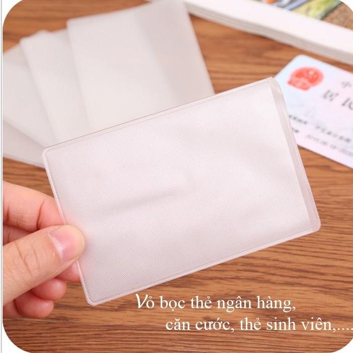 5 Vỏ Bọc bảo vệ thẻ căn cước, thẻ sinh viên, bằng lái xe, thẻ nhân viên,thẻ ATM,...