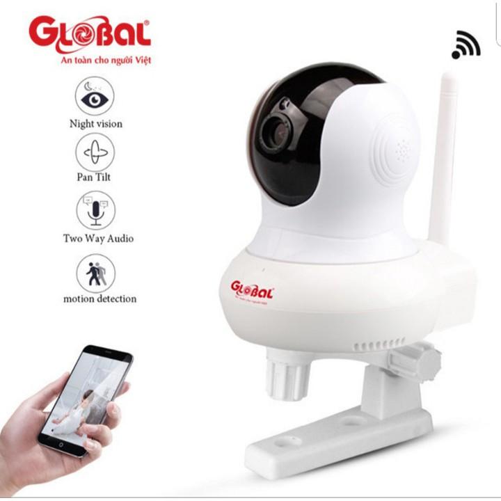 Camera IP WiFi quay quét 360 HD 720P Global IOT01 hàng chính hãng