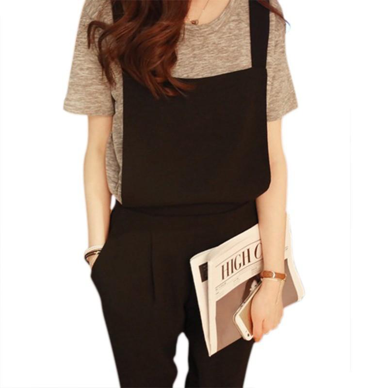 Quần yếm dây kéo thiết kế hợp thời trang cho nữ