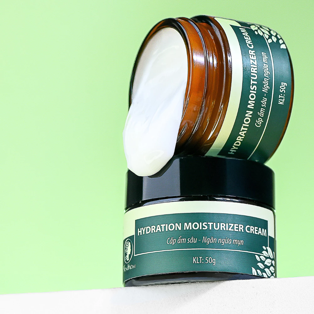 Hydration moisturizer cream, kem cấp ẩm kiềm dầu, chống mụn, dưỡng trắng da Wonmom 50g