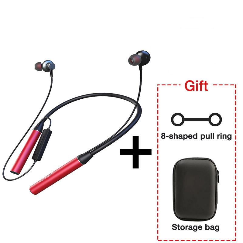 EARDECO 180 Giờ Độ Bền Tai Nghe Bluetooth Bass Tai Nghe Không Dây Có Mic Stereo Tai Nghe Đeo Cổ Tai Nghe Tai Nghe Thể Thao Thẻ TF