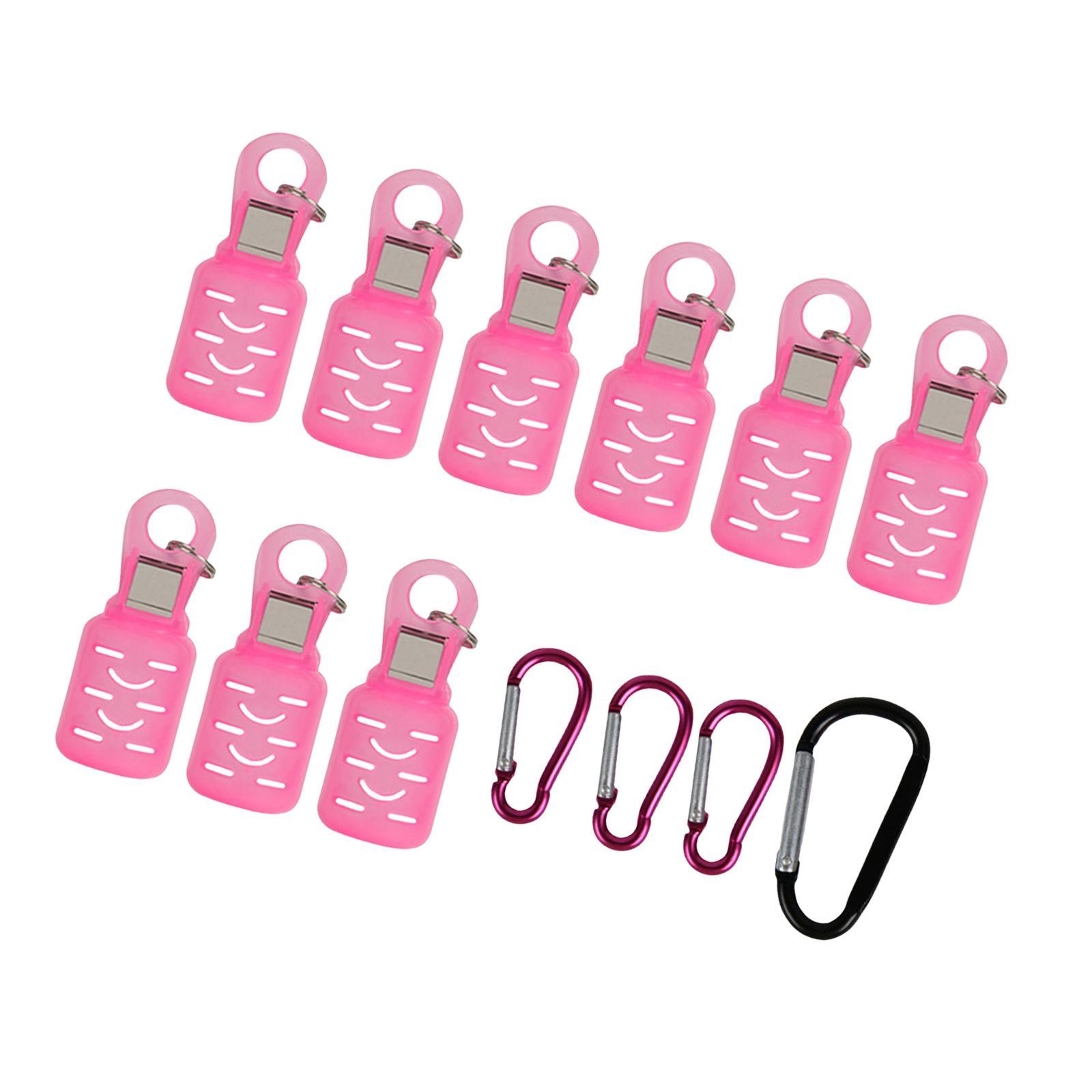 9Pcs Fishing Squid Hooks Cover Fishing Jigs Lure Covers with 4 Carabiners Umbrella Hooks Cover Strong Hooks  Fishing Tackle Tools