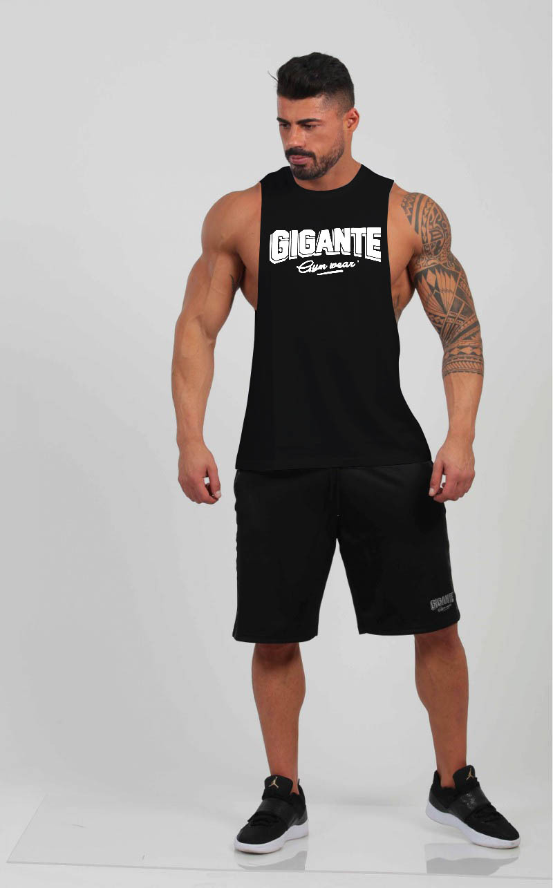 Áo gym nam Gigante, Áo ba lỗ nam tập gym, Áo tanktop nam tập gym - Thích hợp tập gym, chạy bộ, bóng rổ vận động cực kì thoải mái (SP074)