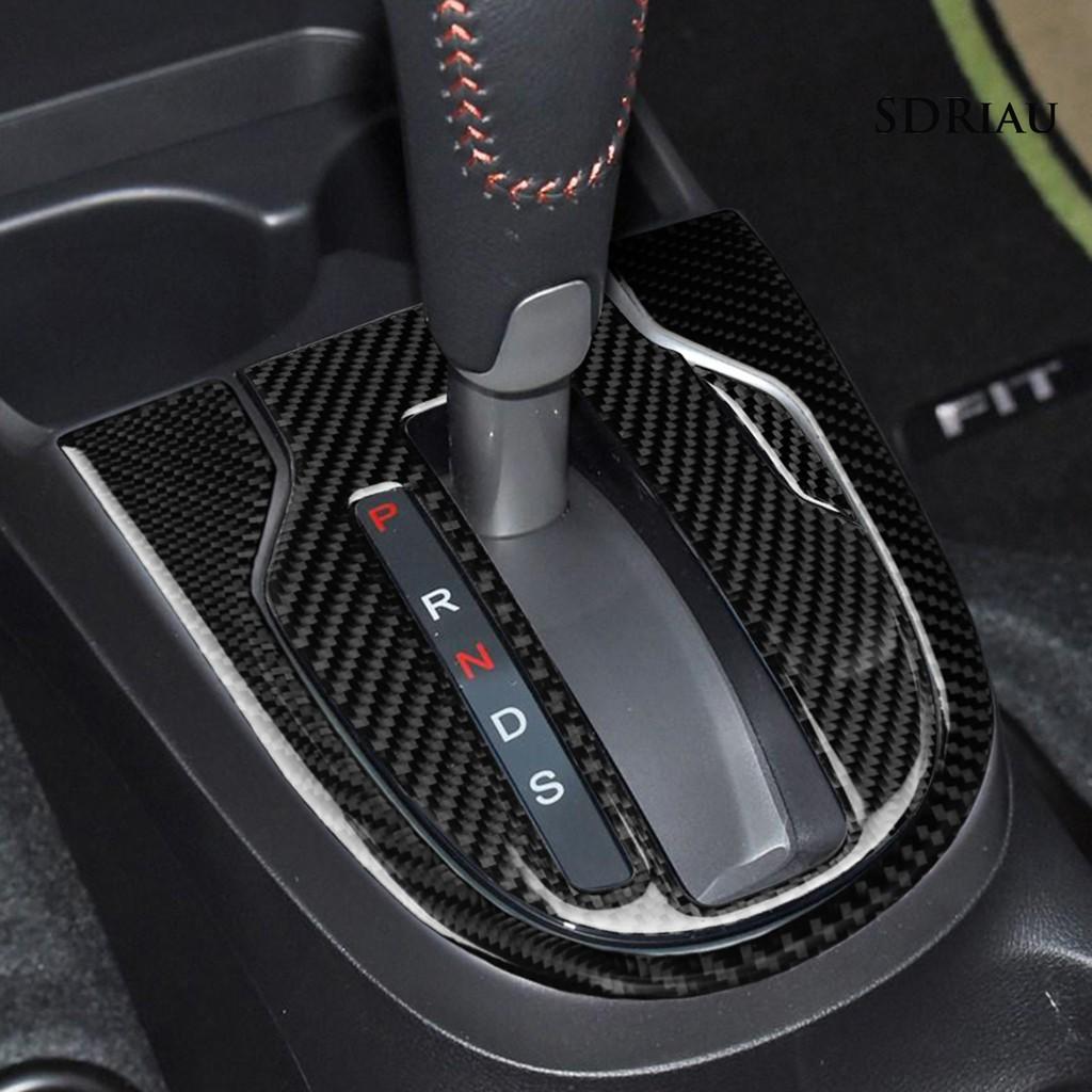 Set 3 Miếng Dán Trang Trí Bảng Cần Số Cho Xe Ô Tô Honda Fit / Jazz 14-18