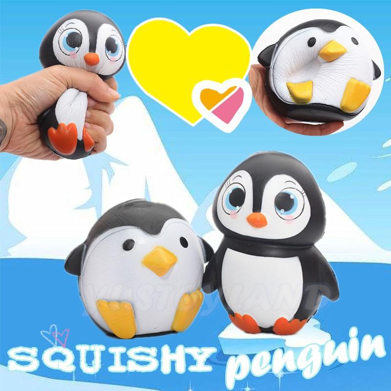 Đồ Chơi Squishy Chim Cánh Cụt Có 2 Kiểu Dáng Dễ Thương |shopsquishydep