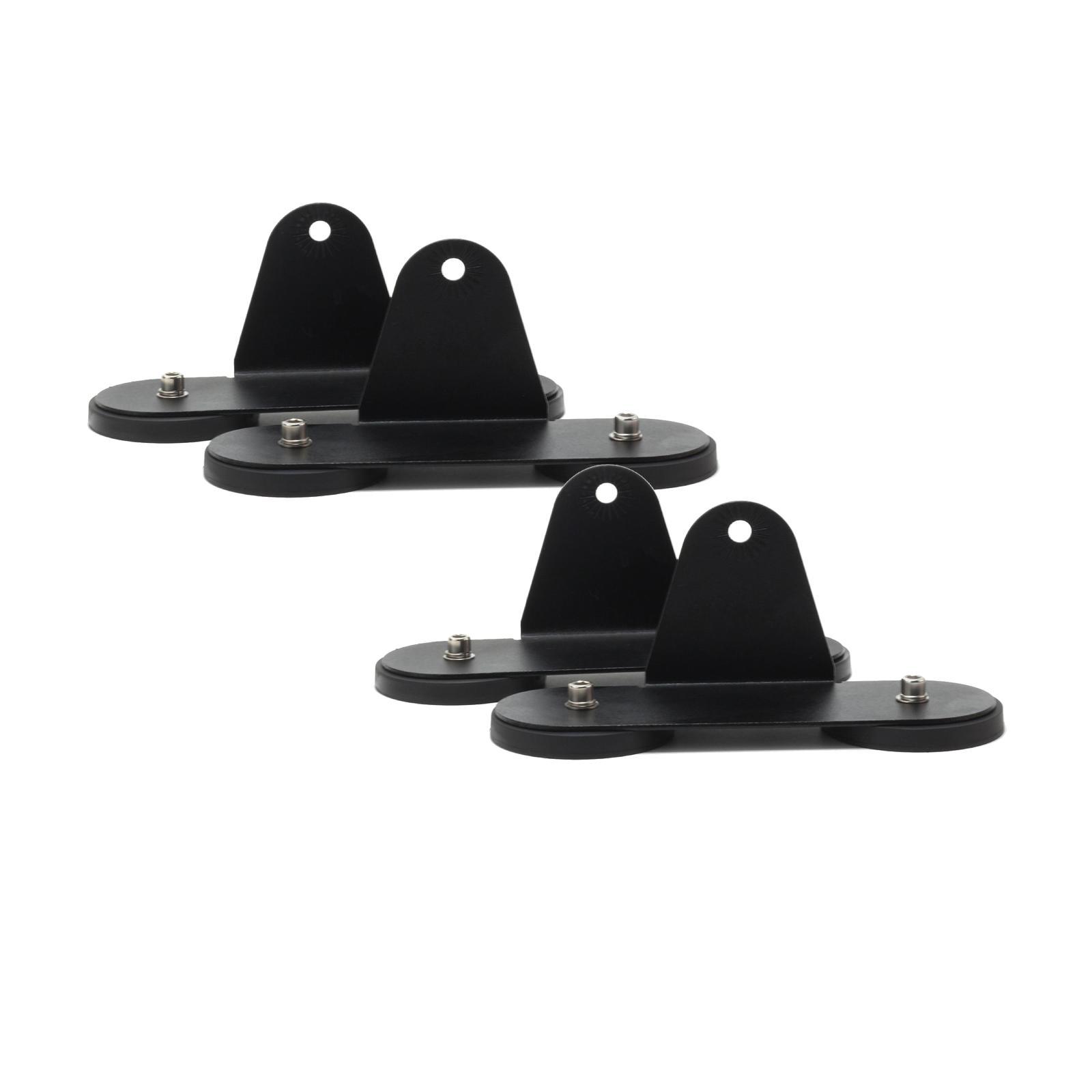 4Pcs Car Roof LED Light Bar Strong  Base Mount Bracket Holder Black