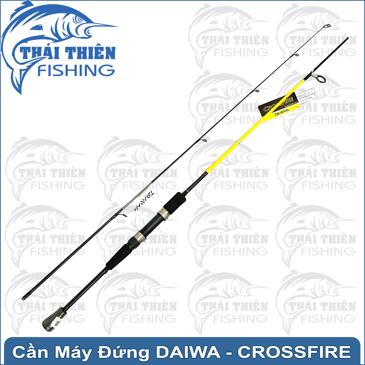 Cần Lure Máy Đứng Daiwa Crossfire 662 (1.98m), 702 (2.14m)