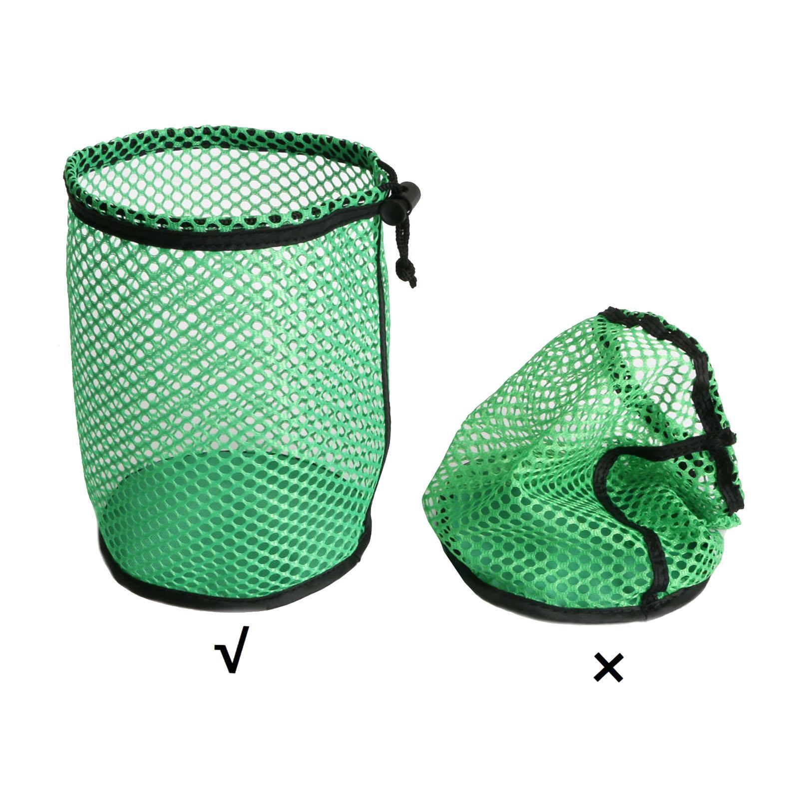Nylon Golf Ball Storage Bag, Net Pouch Carrying Holder Organizer for Tennis